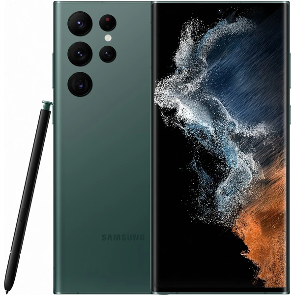 Samsung Galaxy S22 Ultra 5G 12GB/256GB zelená - Mobilné telefóny - Hlavný obrázok