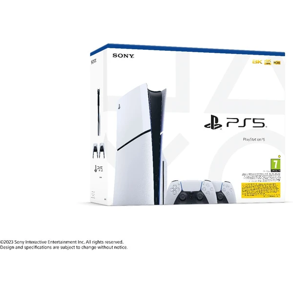 PlayStation 5 + DualSense Wireless Controller biely (verzia slim) - Konzoly - Obrázok O842000N01