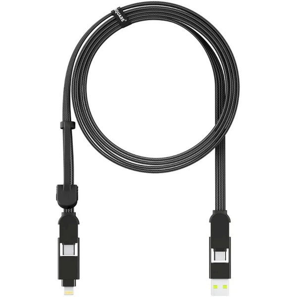 Napájací kábel Rolling Square inCharge XL 6v1 100W 2m čierny - Káble a redukcie - Hlavný obrázok