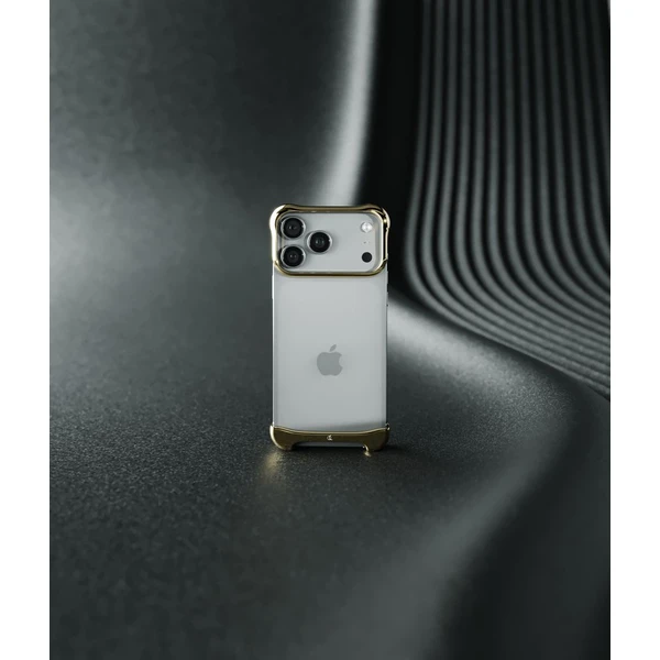 Arc Pulse hliníkový ochranný rám iPhone 17 Pro Max zlatý - Puzdra - Obrázok O8DJ000K01