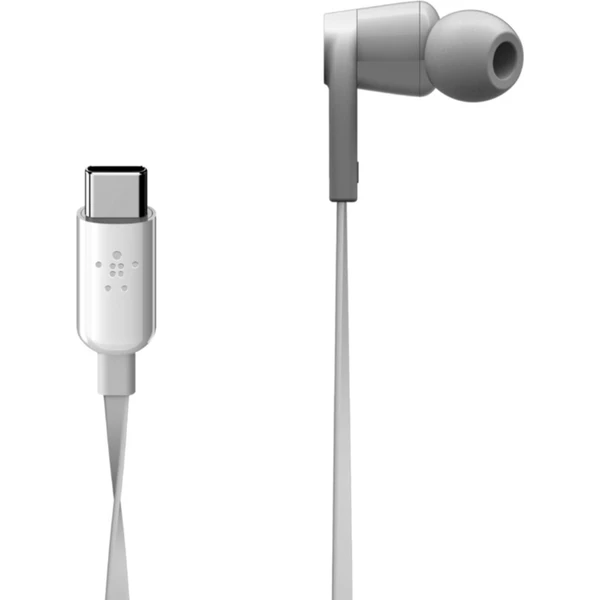 Belkin ROCKSTAR™ Slúchadlá s USB-C konektorom biela - Slúchadlá - Obrázok O8Y9200301