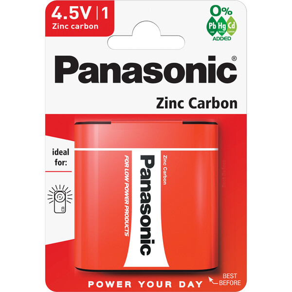 Panasonic Red Zinc 4.5V/3R12 zinkouhlíková batéria (1ks)