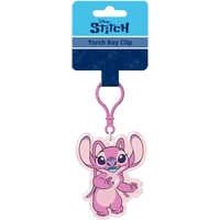 Kľúčenka so svietidlom Lilo & Stitch - Angel - Kľúčenky