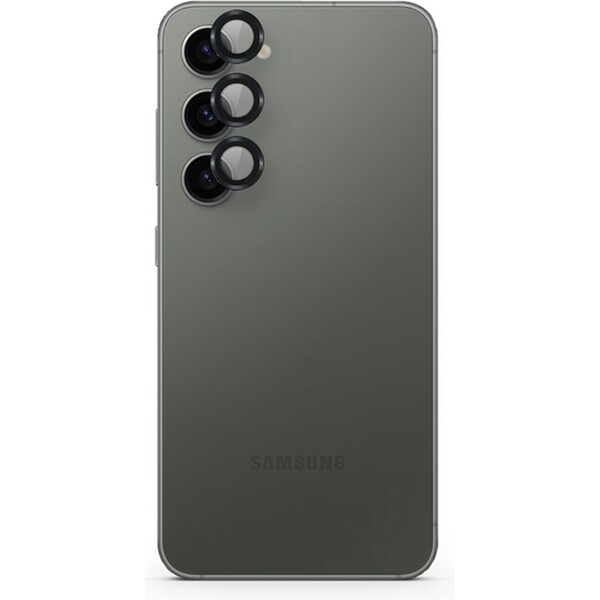 Epico hliníkové ochranné sklo na šošovky fotoaparátu pre Samsung Galaxy S25+ 5G čierne