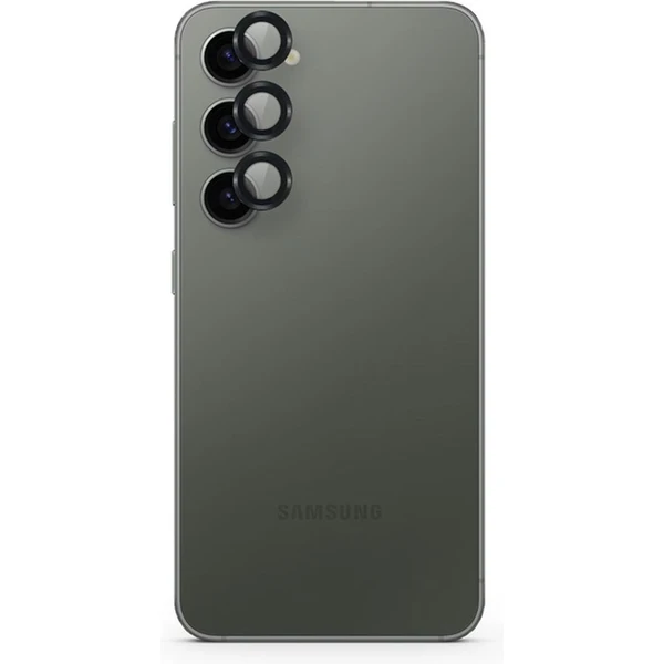 Epico hliníkové ochranné sklo na šošovky fotoaparátu pre Samsung Galaxy S25+ 5G čierne - Ochranné fólie a sklo - Hlavný obrázok