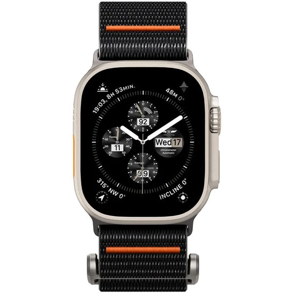 Spigen DuraPro Flex Ultra remienok Apple Watch 49/46/45/44/42mm čierny - Remienky - Obrázok O9N2000P01