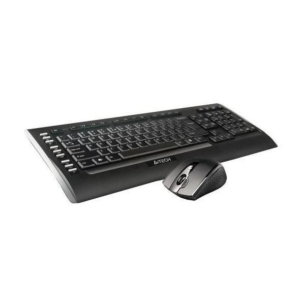 A4Tech 9300F CZ set bezdrôtovej klávesnice a myši čierny - Klávesnicové sety - Obrázok OACA300301