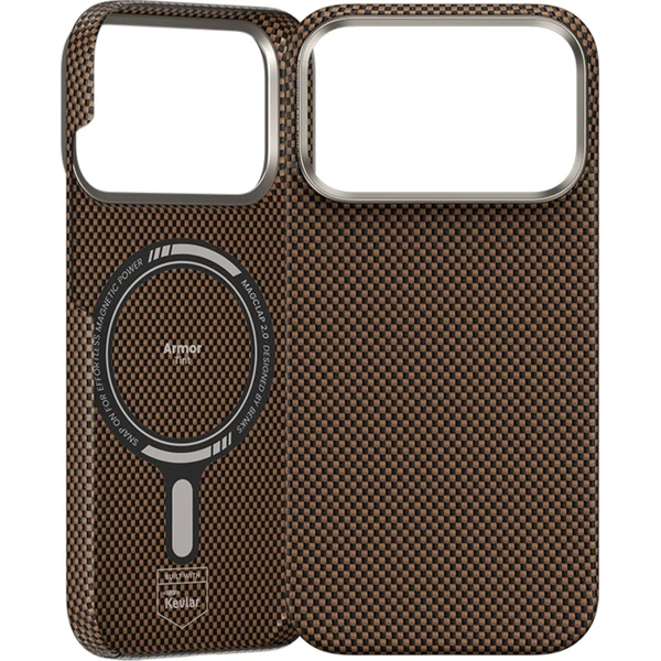 Benks ArmorTint Kevlar MagSafe kryt iPhone 17 Pro DawnLight Gold - Puzdra - Obrázok OACK000K01