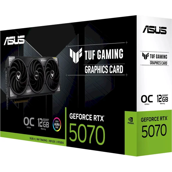 ASUS TUF Gaming NVIDIA GeForce RTX 5070 12GB GDDR7 OC - Grafické karty - Obrázok OADB000K01