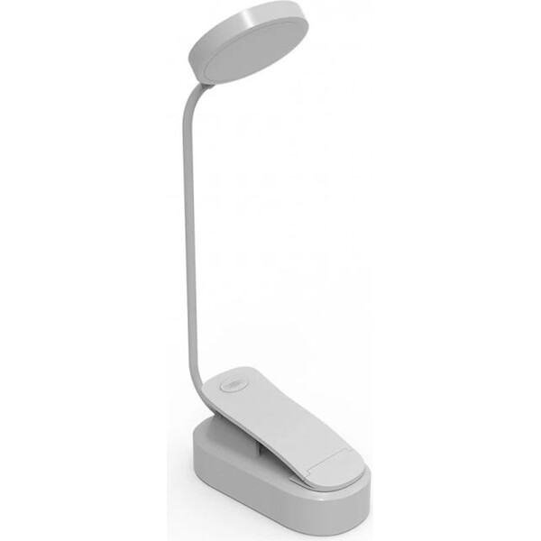 E-shop WG LED lampička s klipom na čítanie biela