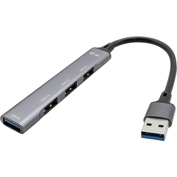 i-tec USB-A 3.0 Metal HUB 1x USB-A 3.0 + 3x USB 2.0 - USB huby - Hlavný obrázok