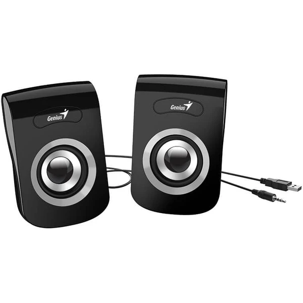 Genius SP-Q180 Iron Gray multimediálne reproduktory 2.0 čierno - Reproduktory - Obrázok OB58700301