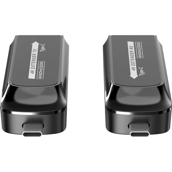 PremiumCord USB-C na USB-C extender cez Cat6/6A/7 rozlíšenie 4K@60Hz na 60m - Ostatné - Obrázok OBPF000K01