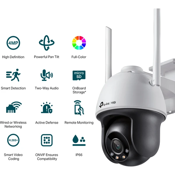 TP-Link VIGI C540-W 4mm biela - IP kamery - Obrázok OBPXF00101