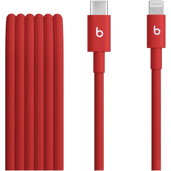 Apple Beats USB-C/Lightning Woven kábel 1,5m jasne červený