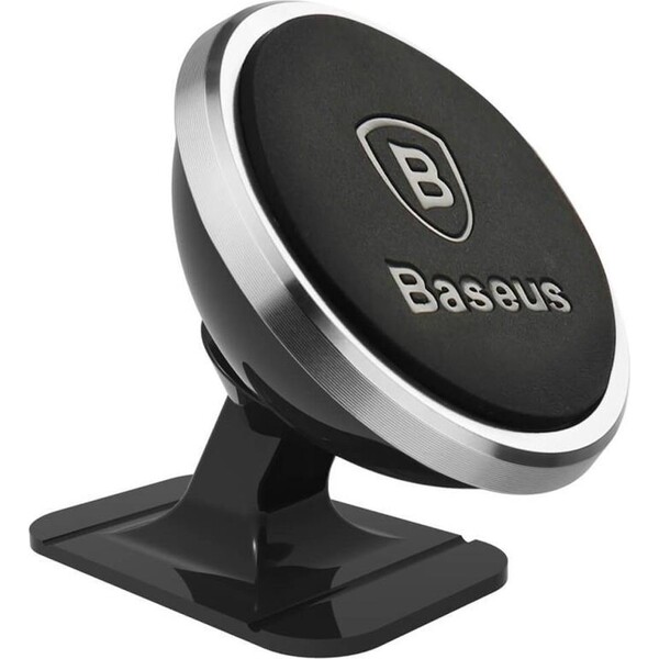 E-shop Baseus 360 držák do auta s magnetom na palubnú dosku strieborný