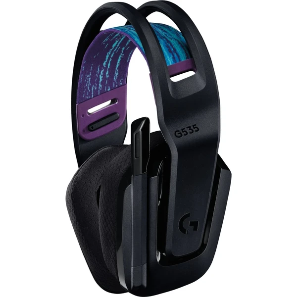 Logitech G535 LIGHTSPEED bezdrôtové herné slúchadlá čierna - Slúchadlá - Obrázok OD74000J01