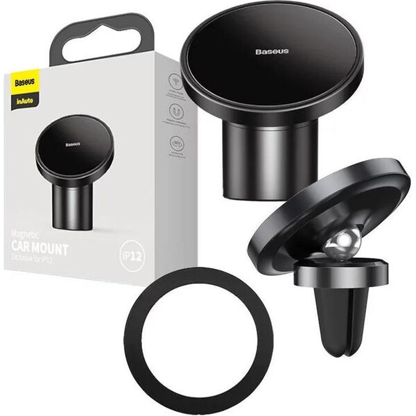E-shop Baseus NeoGravity držiak do auta s magnetom do ventilačnej mriežky a na palubnú dosku čierny