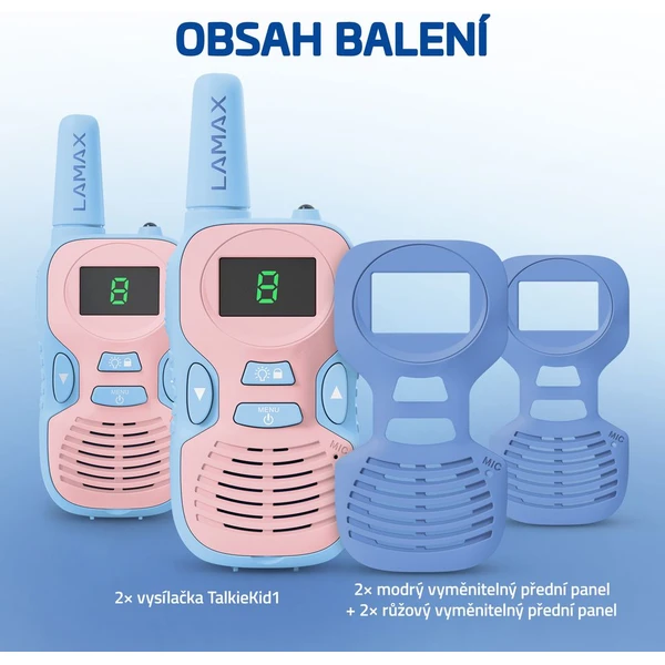 LAMAX TalkieKid1 vysielačky - Vysielačky - Obrázok ODAK000K01