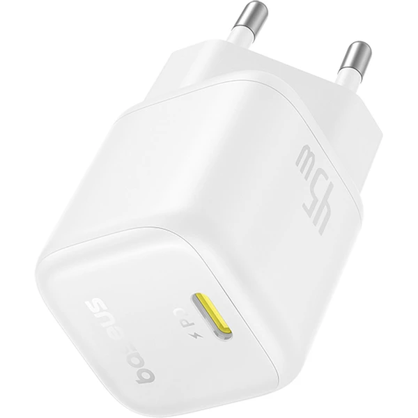 Rýchlonabíjačka do siete Baseus PicoGo GaN 45W USB-C PD biela - Nabíjačky - Obrázok ODGE000L01
