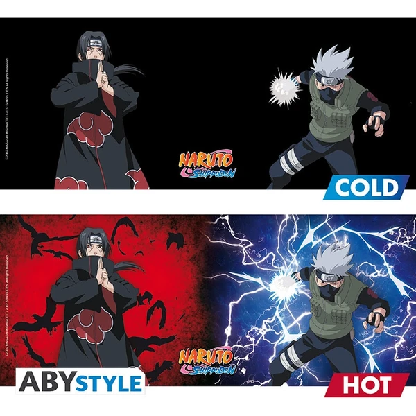 Hrnček Abysse Corp Naruto Shippuden - Kakashi/Itachi (meniaci sa motív) 460 ml - Hrnčeky - Obrázok ODXH000K01