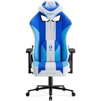 Diablo X-Player 2.0 Normal Size látková herná stolička bielo-modrá - Stoličky