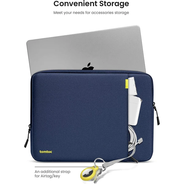 tomtoc Sleeve Kit 16" MacBook Pro námorná modrá - Puzdra - Obrázok OEEO100501