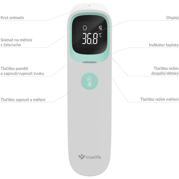 TrueLife Care Q10 BT - Teplomery - Obrázok OF08100501