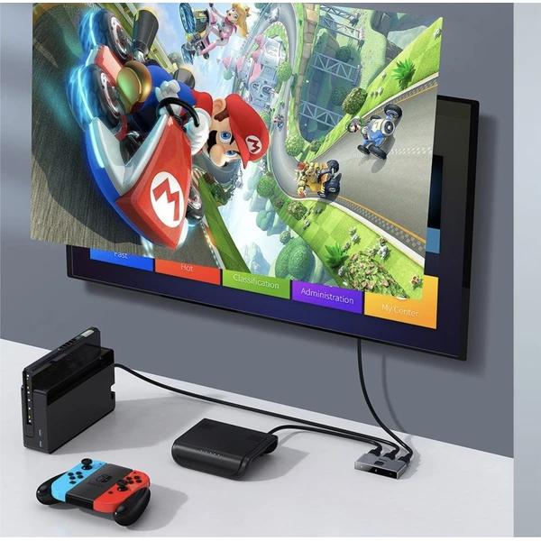 Baseus Matrix HDMI Splitter vesmírne šedý - Redukcie - Obrázok OF4HF00101