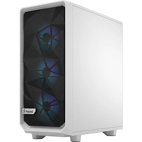 Fractal Design Meshify 2 Compact RGB TG skriňa biela - Počítačové skrine - Obrázok OF84000601
