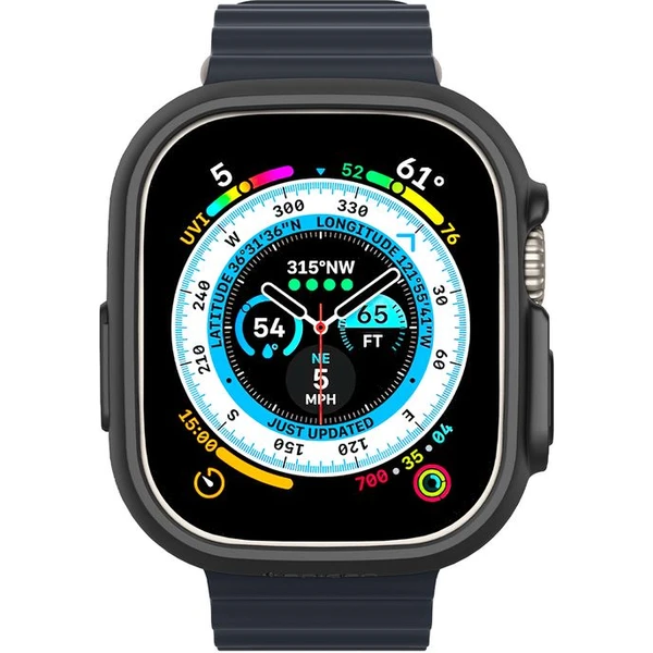 Spigen Thin Fit kryt Apple Watch Ultra 3/2/1 (49mm) čierny - Puzdra - Obrázok OFO0000701