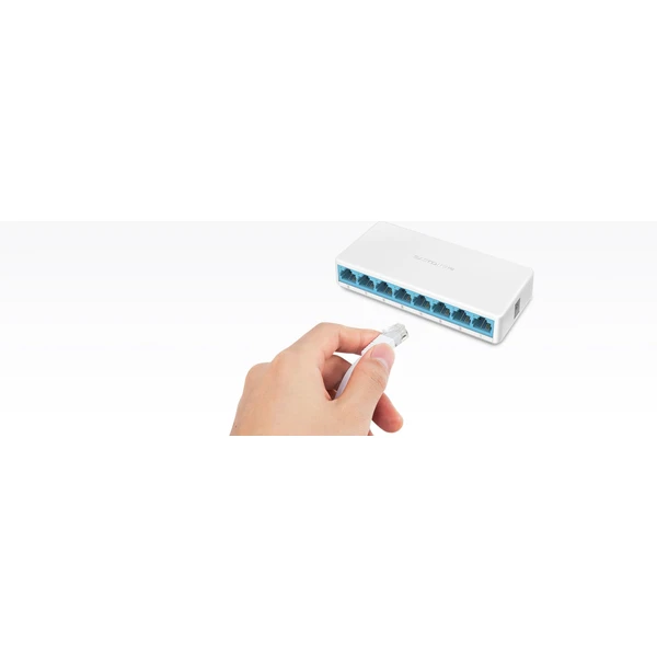 Mercusys MS108 Switch - Switche - Obrázok OFR7300401