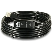 AXAGON ADR-215 USB-A/USB-A predlžovací kábel 15m čierny - Káble a redukcie