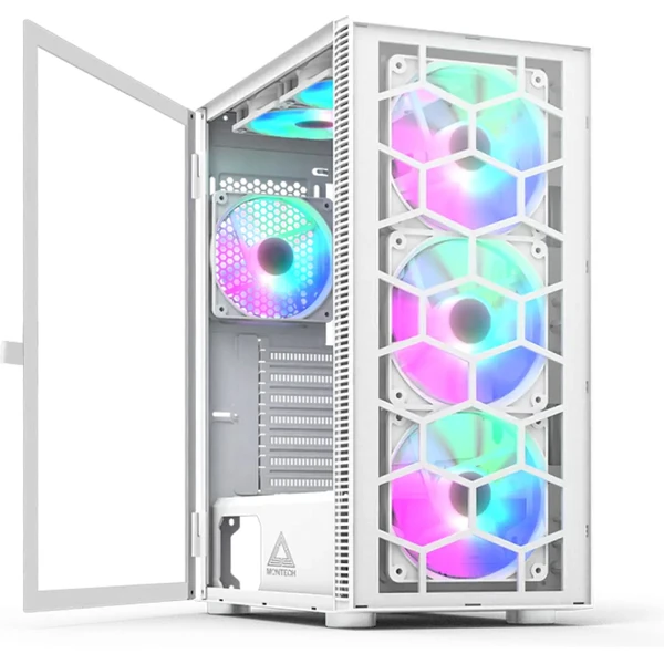 Montech X3 Glass biela - Počítačové skrine - Obrázok OHDK000K01