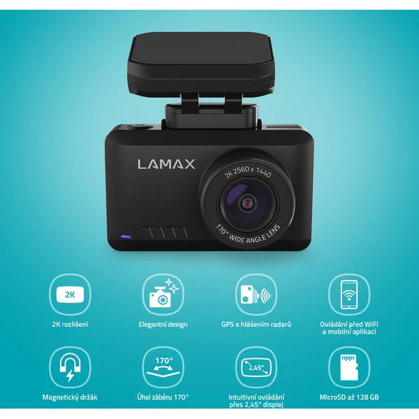 LAMAX T8 autokamera - Kamery - Obrázok OHSL000K01