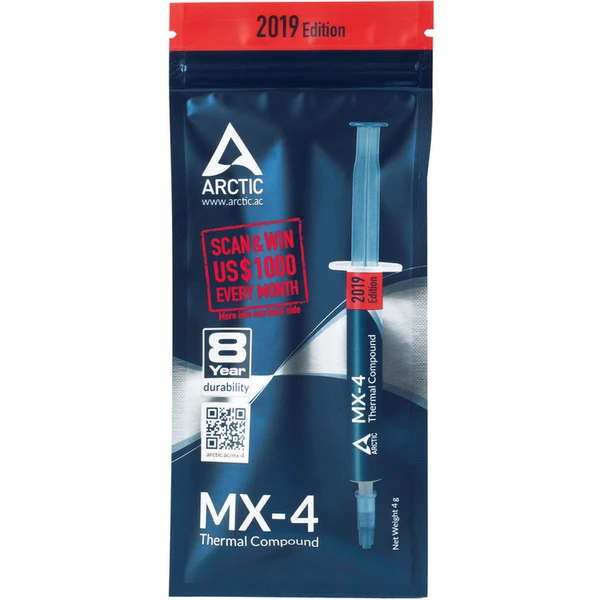 Arctic MX-4 2019 (4g) - Teplovodivé pasty a opasky - Obrázok OHY6100501