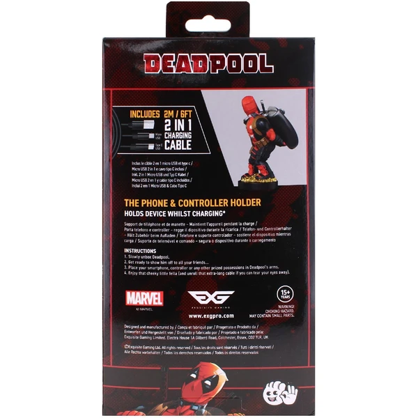 EXG Cable Guys Marvel - Deadpool ('Bringing Up The Rear') - Figúrky - Obrázok OI0O100501