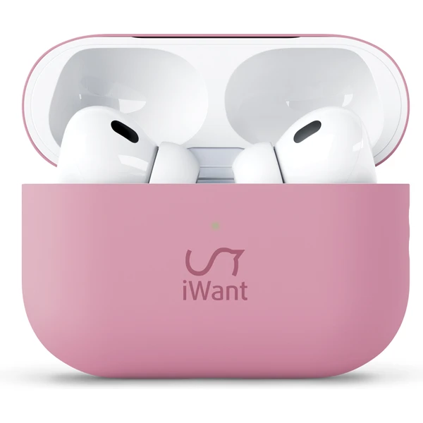 iWant Silicone ochranné puzdro AirPods Pro 2 ružové - Puzdra - Obrázok OJE9700301