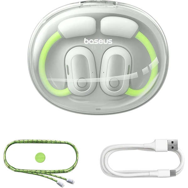 Bluetooth slúchadlá Baseus Eli Sport 1 Open-Ear TWS Aurora Green - Slúchadlá - Obrázok OJGE000L01