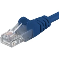 PremiumCord RJ45/RJ45 Cat5e UTP prepojovací kábel 2m modrý - Káble a redukcie