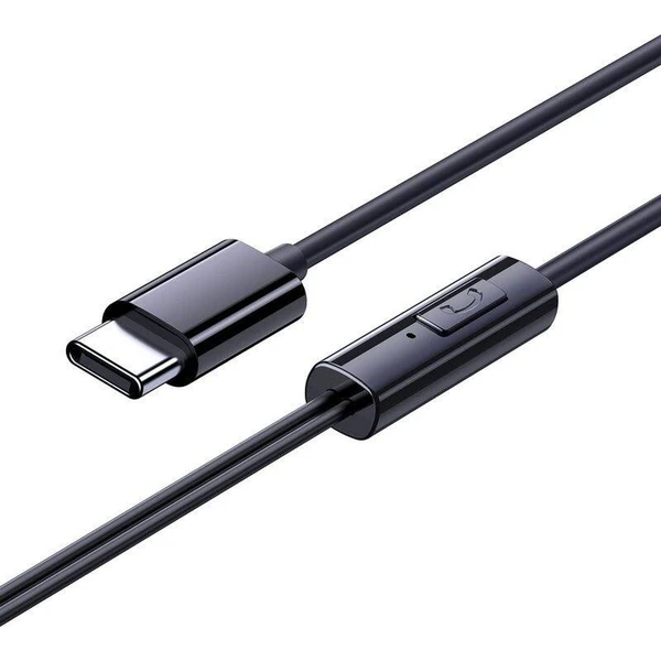 Baseus Encok CZ11 USB-C slúchadlá s mikrofónom čierna - Slúchadlá - Obrázok OJUL000K01