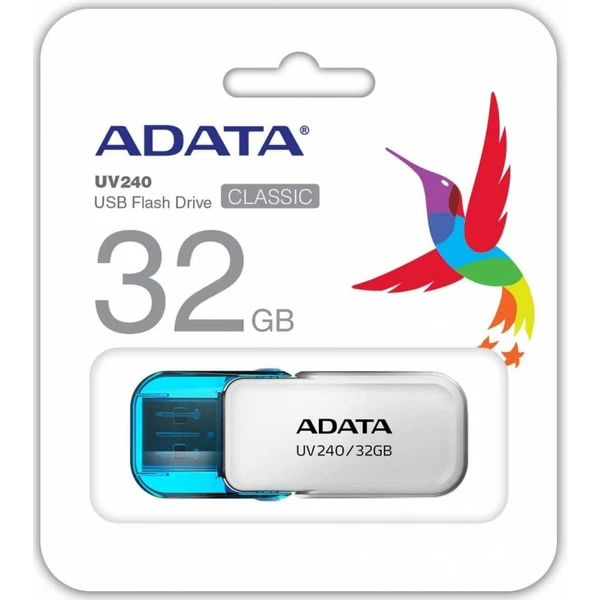 ADATA Flash Disk 32GB UV240 biela - Flashdisky - Obrázok OKKVF00101