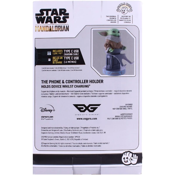 EXG Cable Guys The Mandalorian - Grogu Seeing Stone - Figúrky - Obrázok OL0O100501