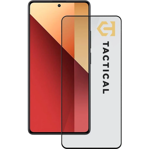 Tactical Glass Shield 5D sklo pre Xiaomi Redmi Note 13 Pro 4G/5G čierne - Ochranné fólie a sklo - Hlavný obrázok