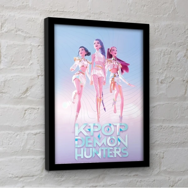 Rámovaný obraz Pyramída International K-Pop Demon Hunters - Trio - Dekorácie - Obrázok OL5K000K01