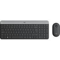 Logitech Slim Wireless Combo MK470 myš + klávesnica grafitová SK - Puzdra s klávesnicou