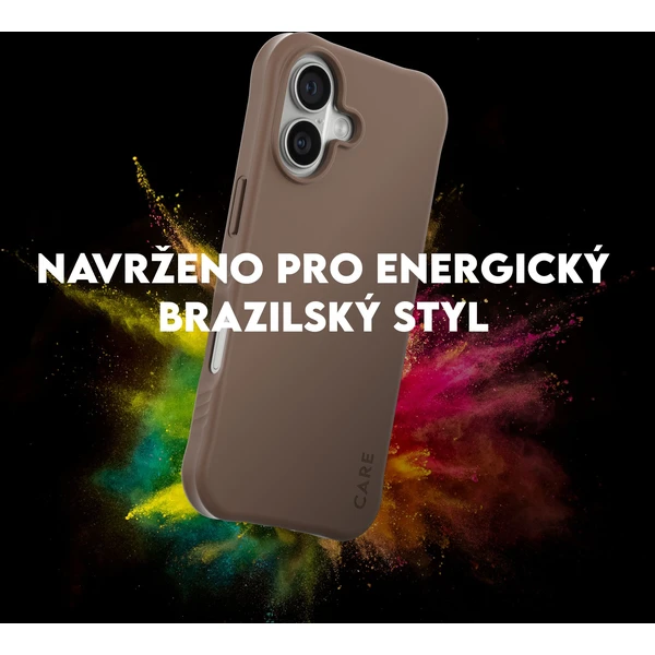 PanzerGlass® CARE Samba kryt s MagSafe Apple iPhone 17 Espresso - Puzdra - Obrázok OLDH000K01