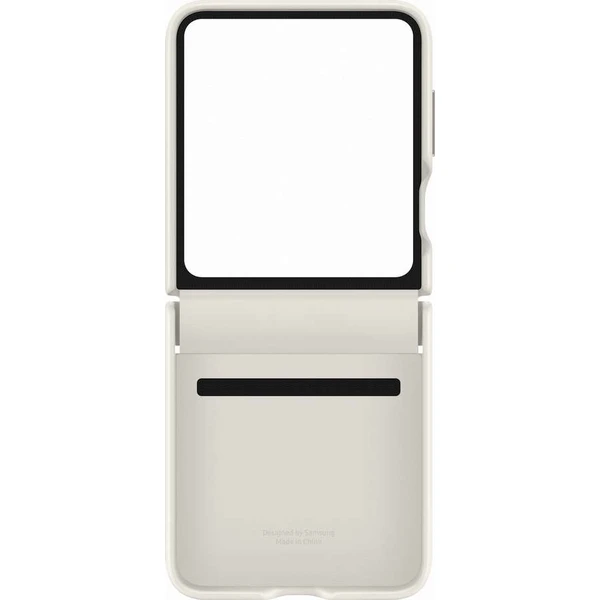 Samsung Flap ECO-Leather kryt Z Flip5 krémový - Puzdra - Obrázok OLO6G00101