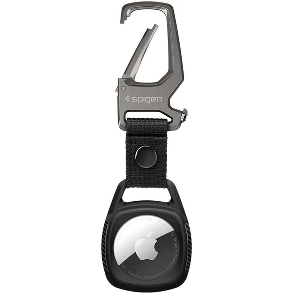 Spigen Rugged Armor Apple AirTag čierne - Puzdra - Obrázok OLPGF00101