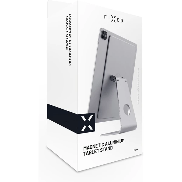 FIXED Frame hliníkový magnetický stojanček iPad Pro 12.9" (18-22)/Air 13" (M2) strieborný - Stojany - Obrázok OLU7100501